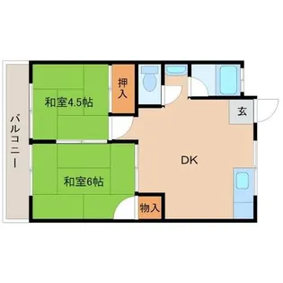 兵庫県尼崎市上坂部2丁目【マンション】の間取り