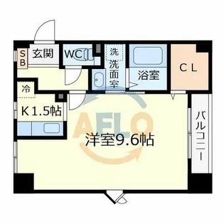 ミキハウス上本町【2階】の間取り