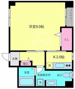 ミキハウス上本町【3階】の間取り