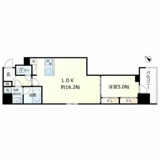 Park Lane Kujo【3階】の間取り