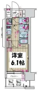 1Kの間取り画像