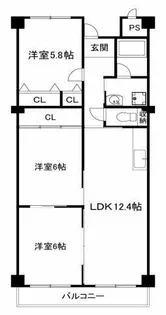 メゾンドールⅠ【2階】の間取り