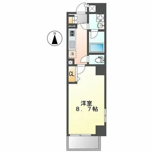 オークスクエア吹上【2階】の間取り