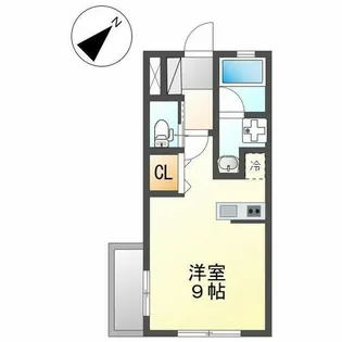 ミリアーデ覚王山【1階】の間取り