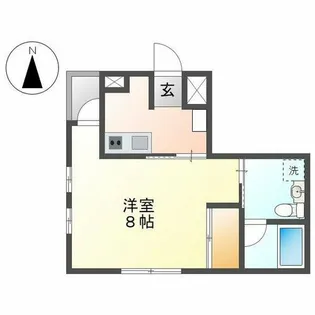 NOVEL KUROKAWA【1階】の間取り