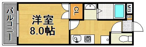 福岡県福岡市南区井尻3丁目【マンション】の間取り