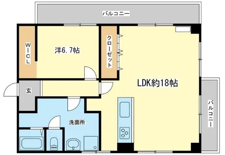 コーポラスエル【3階】の間取り
