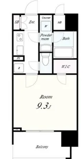 大阪府大阪市西区京町堀1丁目【マンション】の間取り