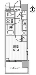 大阪府大阪市浪速区桜川4丁目【マンション】の間取り