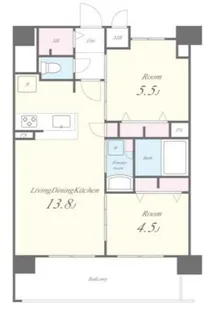 セイワパレス美章園駅前【9階】の間取り
