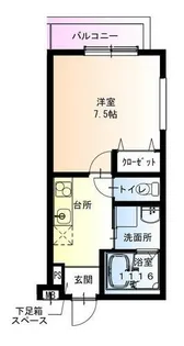 兵庫県尼崎市開明町1丁目【アパート】の間取り