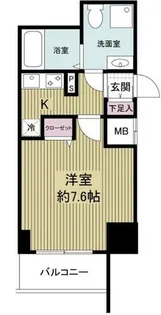 大阪府大阪市中央区玉造2丁目【マンション】の間取り