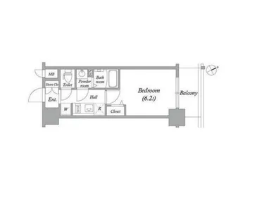 アドバンス大阪セレーノ【4階】の間取り