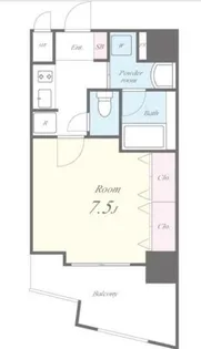 大阪府大阪市中央区森ノ宮中央1丁目【マンション】の間取り