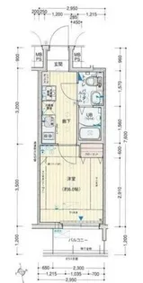 1Kの間取り画像