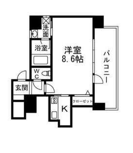 大阪府大阪市中央区安堂寺町1丁目【マンション】の間取り