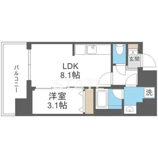C.COLORⅢ【4階】の間取り