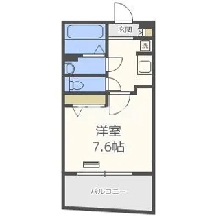 ルクレ阿波座レジデンス【3階】の間取り