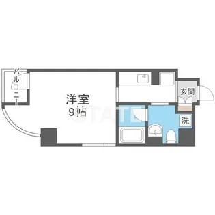 メゾニティクイーン阿波座【7階】の間取り