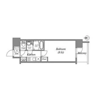 エスリード栄イーストスクエア【10階】の間取り