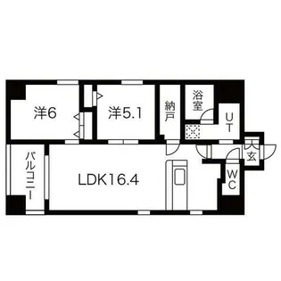 ポルタニグラ千代田【10階】の間取り