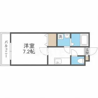 リベルタ布施【2階】の間取り