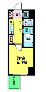 プレミアムコート谷町4丁目【3階】の間取り