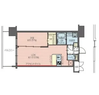プレジオ森之宮【3階】の間取り