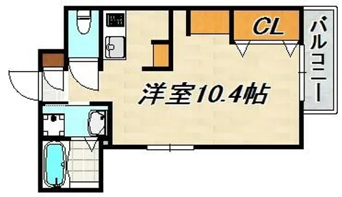 エヌエムサンカンテキャトフB棟【1階】の間取り