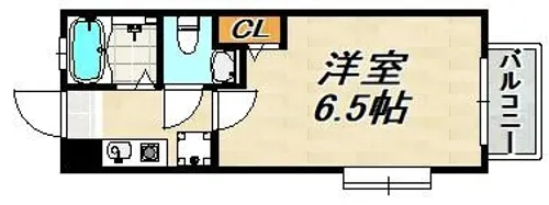 アメニティハイツ須磨寺【2階】の間取り
