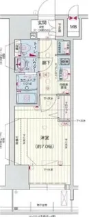 大阪府大阪市中央区北久宝寺町1丁目【マンション】の間取り