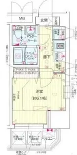 プレサンス松屋町グレース【8階】の間取り