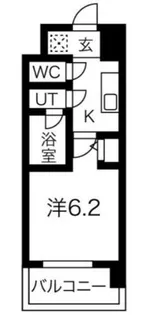 1Kの間取り画像