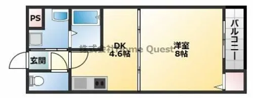 ステラウッド清洲【205号室】の間取り