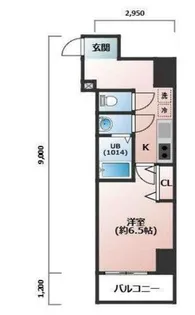 1Kの間取り画像
