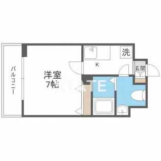 大阪府大阪市浪速区日本橋東3丁目【マンション】の間取り