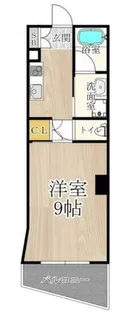 CITY SPIRE美章園【8階】の間取り