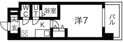 LIVIAZ OSAKA Verite【7階】の間取り