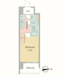 ブランシエスタ森ノ宮【10階】の間取り