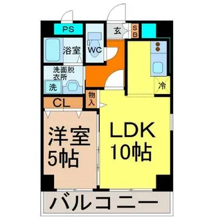 KIRAKUマンション【4階】の間取り