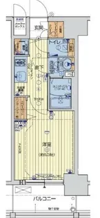 レオンコンフォート阿波座西【10階】の間取り