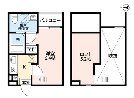 Embellir Due(アンベリールドゥ)【1階】の間取り