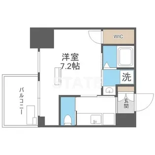 アドバンス難波南ワイズ【4階】の間取り