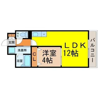 サンマール牛巻【3階】の間取り