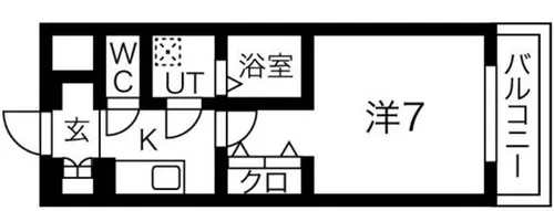 エスプレイス大阪城サウスコンフォート【8階】の間取り
