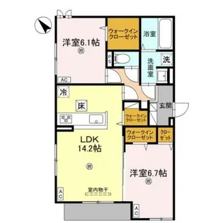 兵庫県尼崎市金楽寺町2丁目【アパート】の間取り