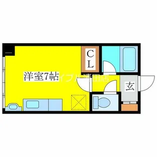 セントラルハイツI【2階】の間取り