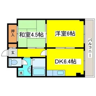 ロジェピュイソン【3階】の間取り