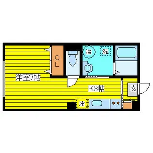 メゾンパブリック【202号室】の間取り