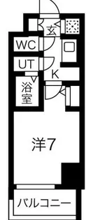 サムティ難波VIVO【6階】の間取り